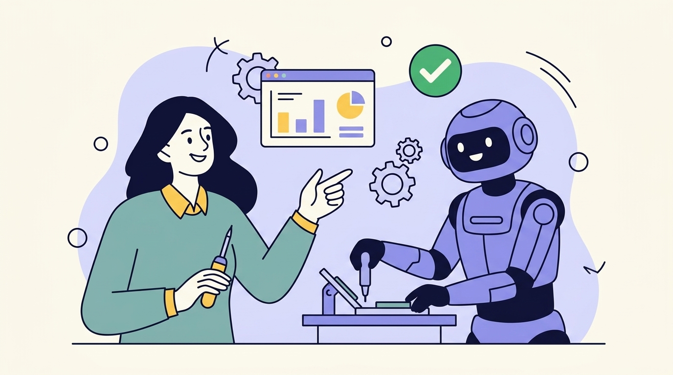 Robotics and systems automation illustration